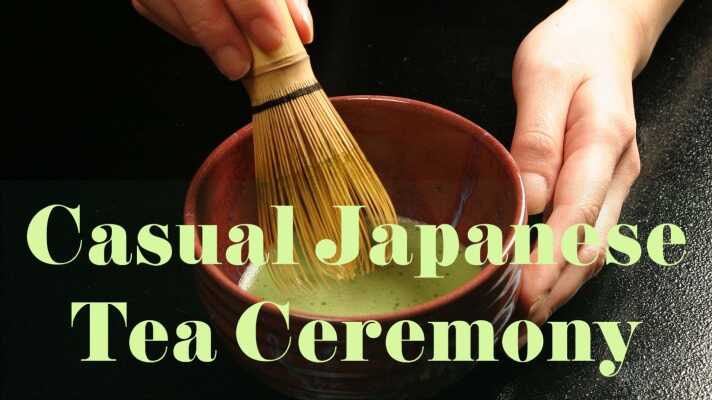 Casual Japanese Tea Ceremony