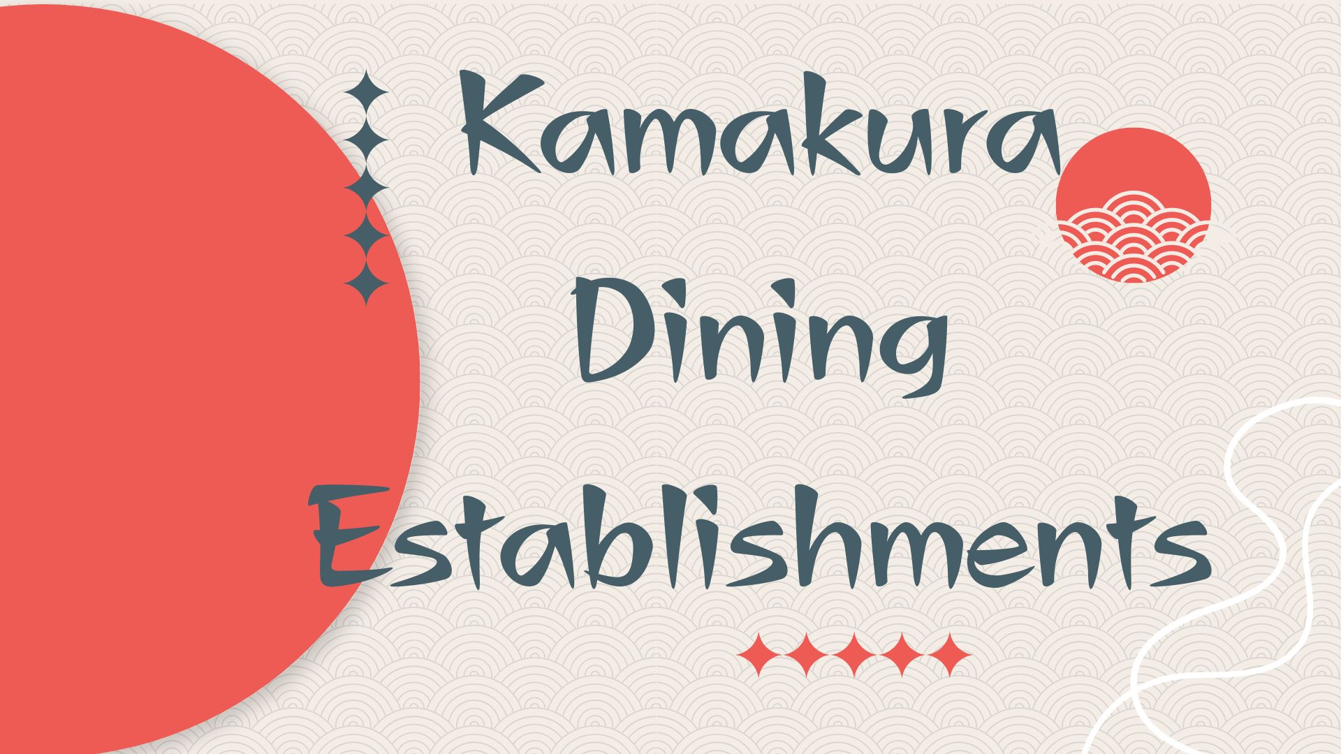 Recommended dining establishments in Kamakura