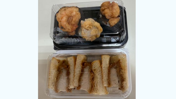 浅草ヨシカミのロースカツサンド＆ヨネスケのこだわり天むす